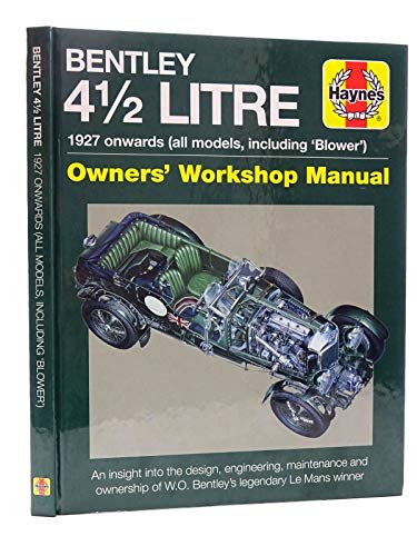 Beispielbild fr Bentley 4 1/2 Litre (Owners' Workshop Manual): 1927 onwards (all models) (Haynes Owners' Workshop Manuals) zum Verkauf von WorldofBooks