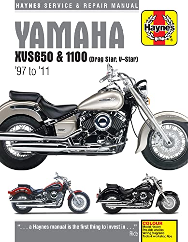 Imagen de archivo de Yamaha XVS650 & 1100 Drag Star/V-Star (97 - 11) Haynes Repair Manual (Paperback) a la venta por WorldofBooks
