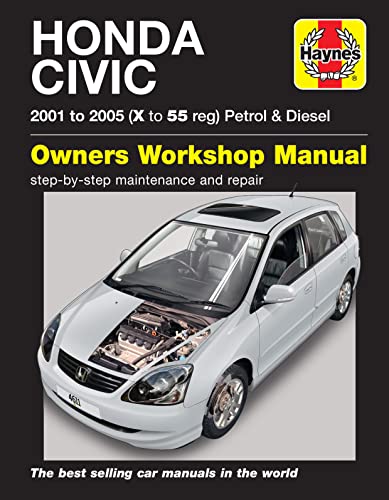 9781785212765: Honda Civic Petrol & Diesel (01 - 05) Haynes Repair Manual