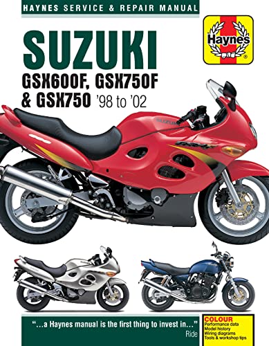 9781785212833: Suzuki GSX600F, GSX750F & GSX750 '98-'02 (Haynes Service & Repair Manual)