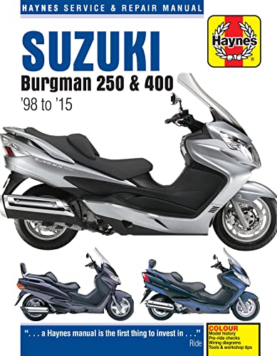 Stock image for Suzuki Burgman 250 &amp; 400 Service &amp; Repair Manual for sale by Blackwell's