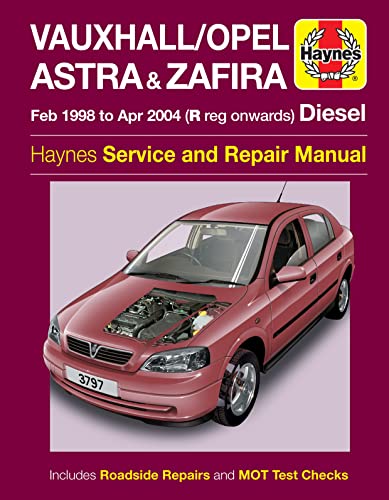 Stock image for Vauxhall/Opel Astra & Zafira Diesel (Feb 98 - Apr 04) Haynes Manual (Paperback) for sale by WorldofBooks