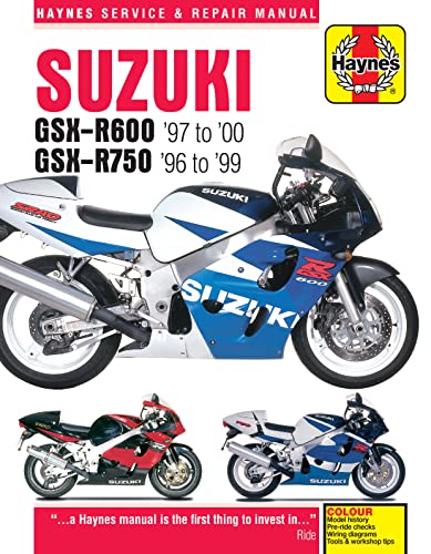 Stock image for Suzuki GSX-R600 '97 to '00 - GSX-R750 '96 to '99 (Haynes Service & Repair Manual) for sale by Brook Bookstore