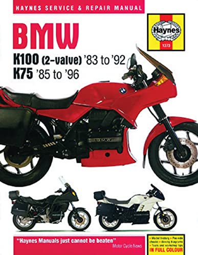 Imagen de archivo de BMW K100 (2-Valve) '83 to '92 K75 '85 to '96 (Haynes Service & Repair Manual) a la venta por Brook Bookstore