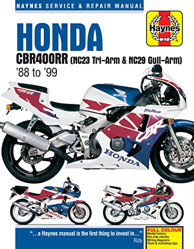 Imagen de archivo de Honda CBR400RR Fours Motorcycle Repair Manual a la venta por Blackwell's