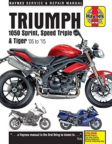 Stock image for Triumph Sprint, Speed Triple and Tiger, 2005-2015 Haynes Repair Manual: Special Edition versions, 94 & 94R Speed Triples included (Haynes Powersport) for sale by Brook Bookstore