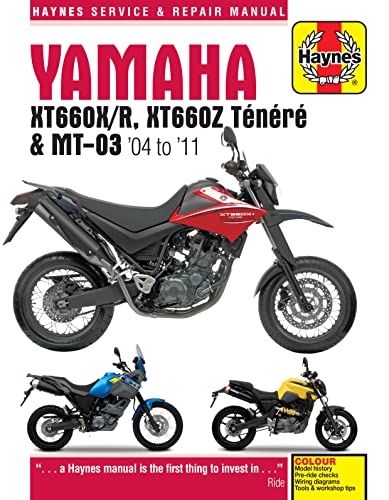 Stock image for Yamaha XT660 &amp; MT-03 (04 - 11) Haynes Repair Manual for sale by Blackwell's