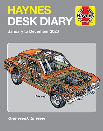 Stock image for Haynes 2020 Desk Diary: January to December 2020. One week to view. for sale by PlumCircle