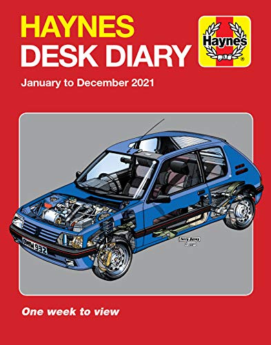 Stock image for Haynes 2021 Desk Diary : January to December 2021 - One Week to View for sale by Better World Books