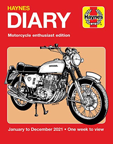 Imagen de archivo de Haynes 2021 Diary: Motorcycle Enthusiast Edition a la venta por WorldofBooks