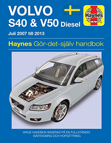 Stock image for Volvo S40 and V50 (2007   2013) Haynes Repair Manual (svenske utgava) for sale by Revaluation Books
