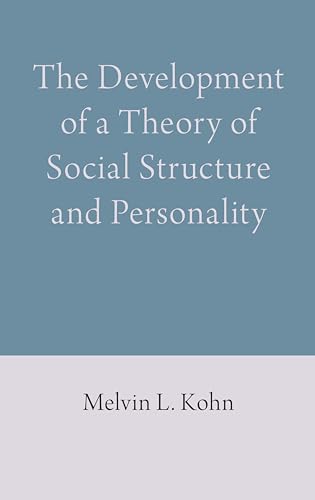 Imagen de archivo de The Development of a Theory of Social Structure and Personality a la venta por Wonder Book