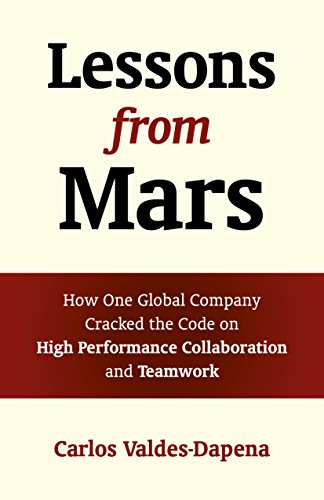 Beispielbild fr Lessons from Mars : How One Global Company Cracked the Code on High Performance Collaboration and Teamwork zum Verkauf von Better World Books