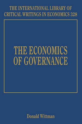 9781785362453: The Economics of Governance (The International Library of Critical Writings in Economics series, 328)