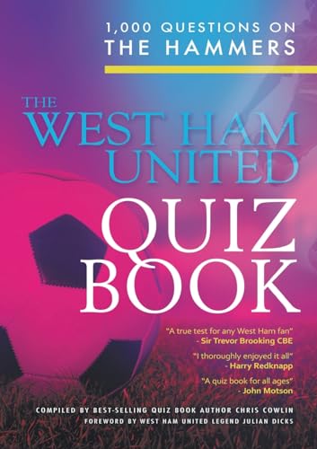 Stock image for The West Ham United Quiz Book for sale by Goldstone Books