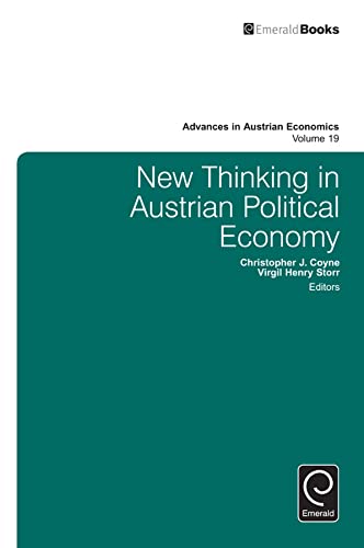 Beispielbild fr New Thinking in Austrian Political Economy zum Verkauf von Blackwell's