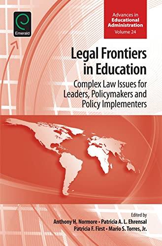 Stock image for Legal Frontiers in Education for sale by Blackwell's