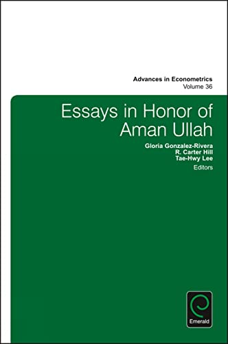 Stock image for Essays in Honor of Aman Ullah for sale by Blackwell's