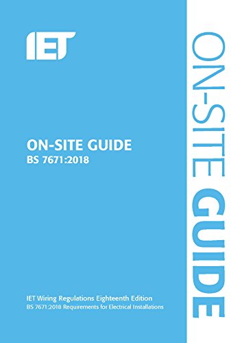 Stock image for On-Site Guide (BS 7671:2018) (Electrical Regulations) for sale by BooksRun
