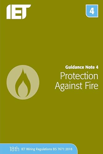 Beispielbild fr Guidance Note 4: Protection Against Fire (Electrical Regulations) zum Verkauf von WorldofBooks