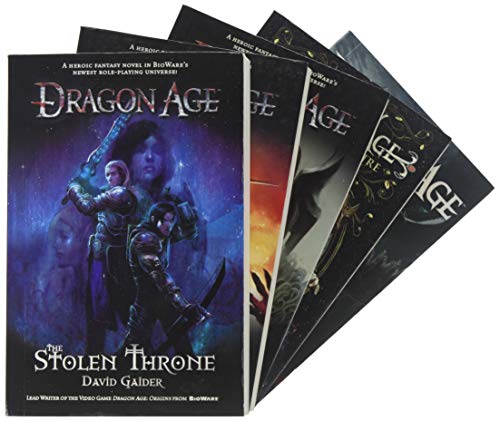 Beispielbild fr David Gaider Dragon Age Series 5 Books Collection Set (Stolen Throne, Calling, Asunder, Last Flight, Masked Empire) zum Verkauf von GF Books, Inc.