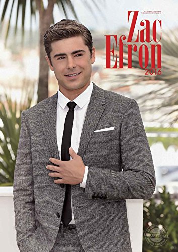 9781785791109: Zac Efron A3 2016 Calendar (Red Star)