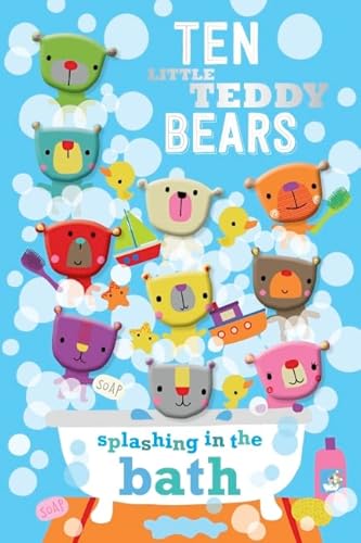 Stock image for Ten Little Teddy Bears Splashing in the Bath for sale by WorldofBooks