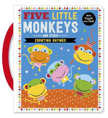 Imagen de archivo de Touch and Feel Five Little Monkeys and Other Counting Rhymes (Touch and Feel Bedtime Rhymes) a la venta por SecondSale