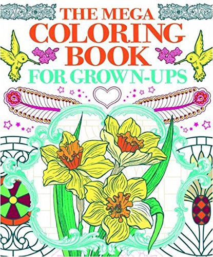 Stock image for Mega Coloring Book for Grown-Ups for sale by Austin Goodwill 1101