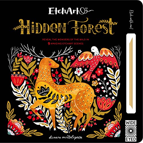 Stock image for Etchart: Hidden Forest: Reveal the wonders of the wild in 9 amazing Etchart scenes for sale by PlumCircle