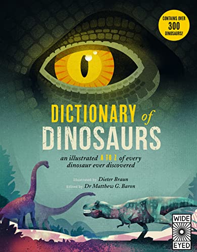 Imagen de archivo de Dictionary of Dinosaurs: an illustrated A to Z of every dinosaur ever discovered a la venta por Zoom Books Company