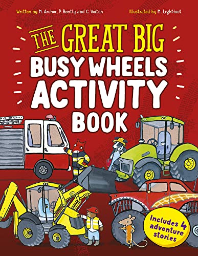 Stock image for The Great Big Busy Wheels Activity Book: Includes 4 adventure stories for sale by Bookmonger.Ltd