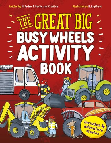 9781786034076: The Great Big Busy Wheels Activity Book: Includes 4 adventure stories