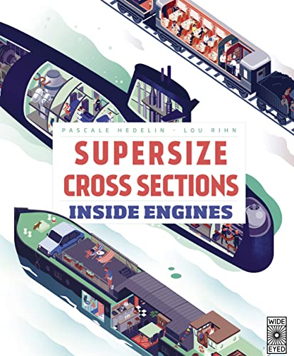 Imagen de archivo de Supersize Cross Sections: Inside Engines a la venta por HPB Inc.