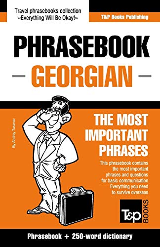 Stock image for English-Georgian phrasebook and 250-word mini dictionary (American English Collection) for sale by Books Unplugged