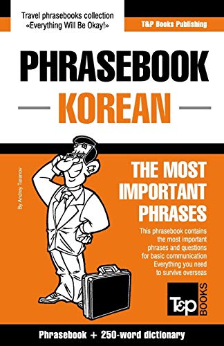 Stock image for English-Korean phrasebook and 250-word mini dictionary for sale by ThriftBooks-Atlanta