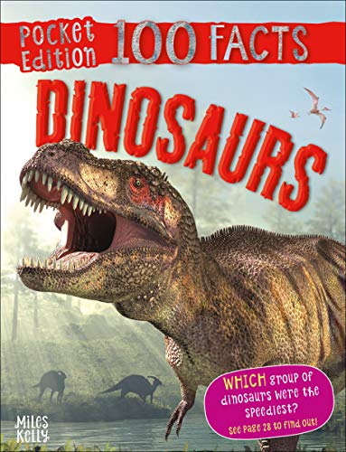 Imagen de archivo de 100 Facts Dinosaurs Pocket Edition " Bitesized Facts & Awesome Images to Support KS2 Learning (100 FACTS POCKET EDITION) a la venta por AwesomeBooks