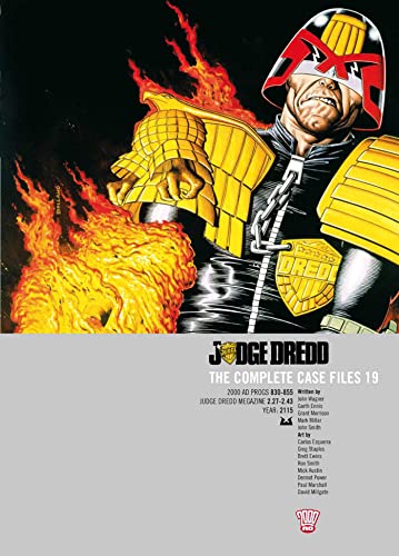 Stock image for Judge Dredd: The Complete Case Files 19 (19) [Paperback] Wagner, John; Morrison, Grant; Ennis, Garth and Millar, Mark for sale by Lakeside Books