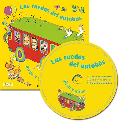 Stock image for Las ruedas del autobs giran y giran w/CD (Classic Books with Holes 8x8 with CD) (Spanish Edition) for sale by Save With Sam