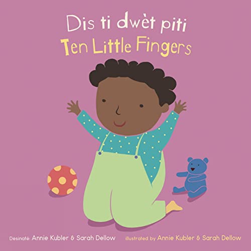 Stock image for Dis Ti DwFt Piti/ Ten Little Fingers (Baby Rhyme Time) (English and Haitian Edition) for sale by Lakeside Books