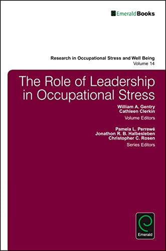 Imagen de archivo de The Role of Leadership in Occupational Stress a la venta por Kennys Bookshop and Art Galleries Ltd.