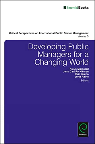 9781786350800: Developing Public Managers for a Changing World: 5