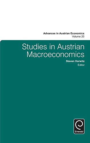 Stock image for Studies in Austrian Macroeconomics for sale by Blackwell's