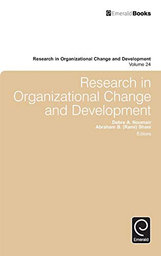Beispielbild fr Research in Organizational Change and Development zum Verkauf von Blackwell's