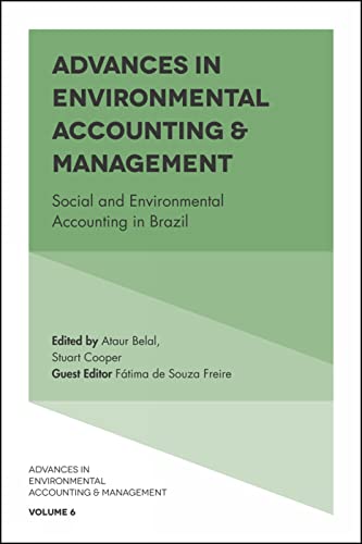 Imagen de archivo de Advances in Environmental Accounting & Management: Social and Environmental Accounting in Brazil a la venta por HPB-Red