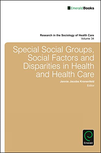 Imagen de archivo de Special Social Groups, Social Factors and Disparities in Health and Health Care a la venta por Blackwell's