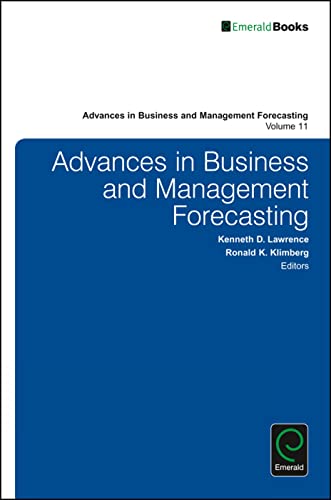 9781786355348: Advances in Business and Management Forecasting (Advances in Business and Management Forecasting, 11)