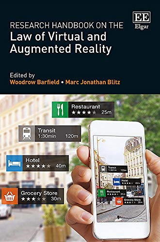 Beispielbild fr Research Handbook on the Law of Virtual and Augmented Reality zum Verkauf von Reuseabook