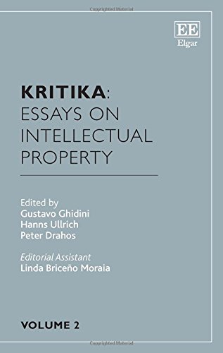 Beispielbild fr Kritika, Essays on Intellectual Property. Volume 2 zum Verkauf von Blackwell's