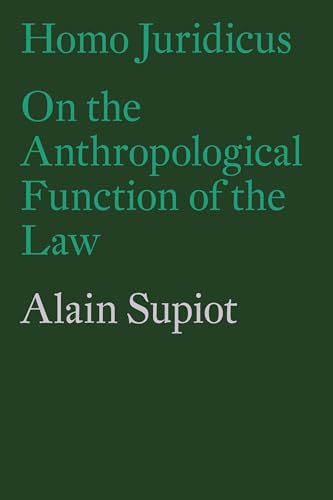 Stock image for Homo Juridicus: On the Anthropological Function of the Law for sale by ThriftBooks-Atlanta